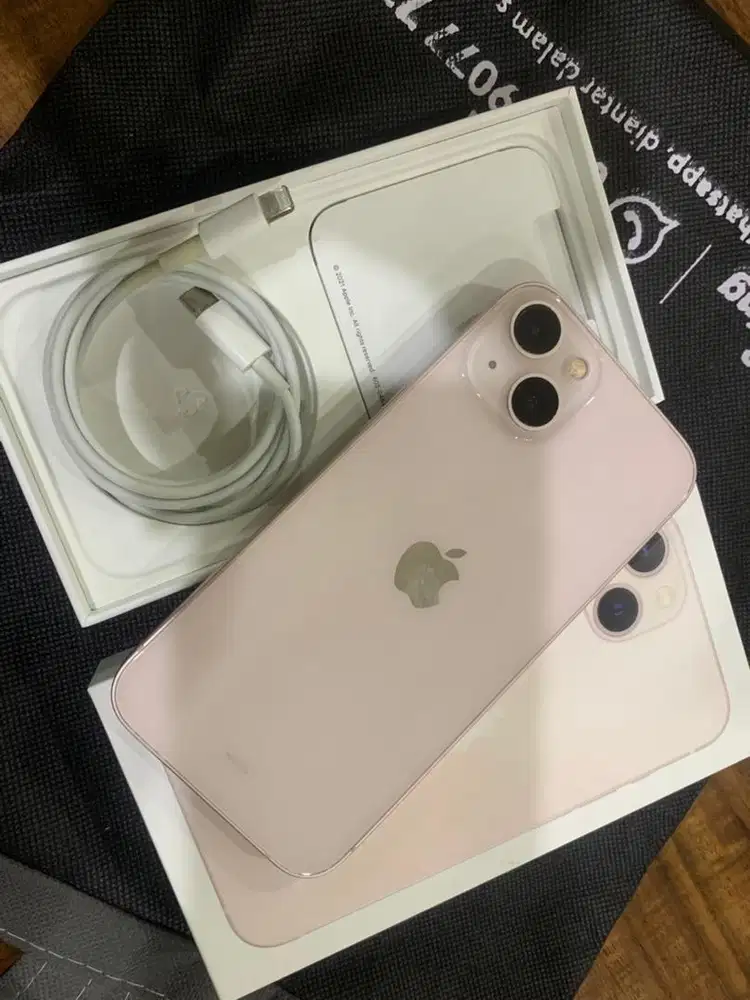 Iphone 13 128GB pink iBox lengkap resmi