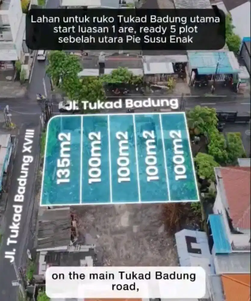 TANAH LANGKA 1 ARE JALAN UTAMA TUKAD BADUNG RENONN