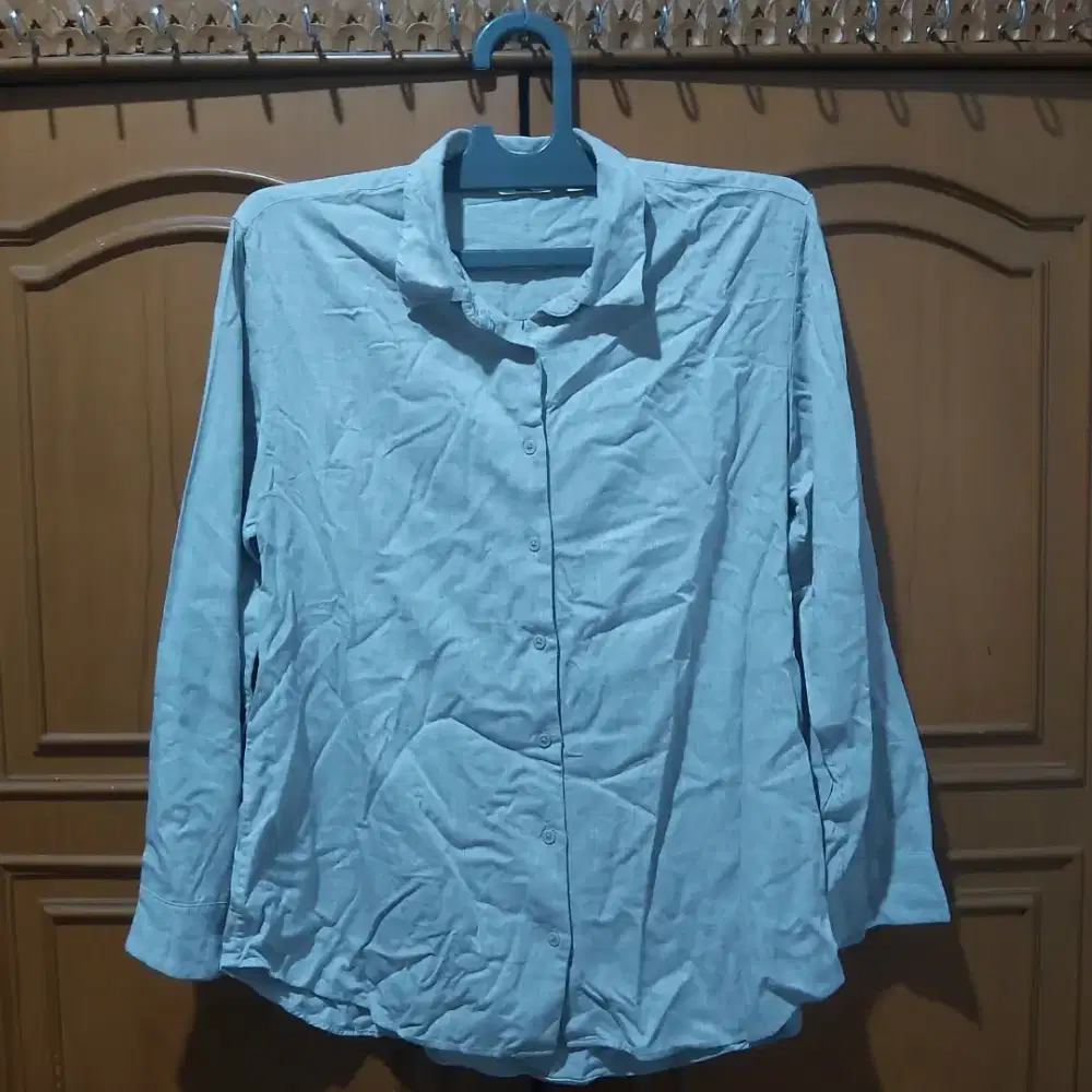 Kemeja Brand Uniqlo Original Made In China Size XL