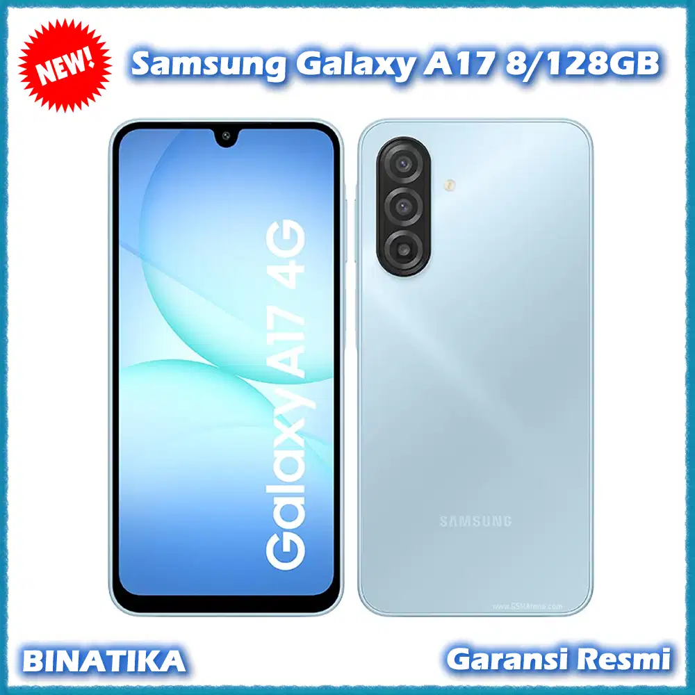 Baru - Samsung Galaxy A17 8+8/128GB Original Garansi Resmi