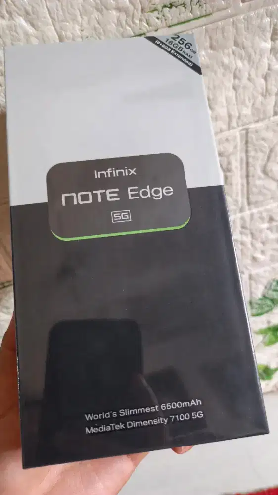 INFINIX NOTE EDGE 5G BLUE RAM 8+8/256 GB BARU GARANSI RESMI 1 TAHUN