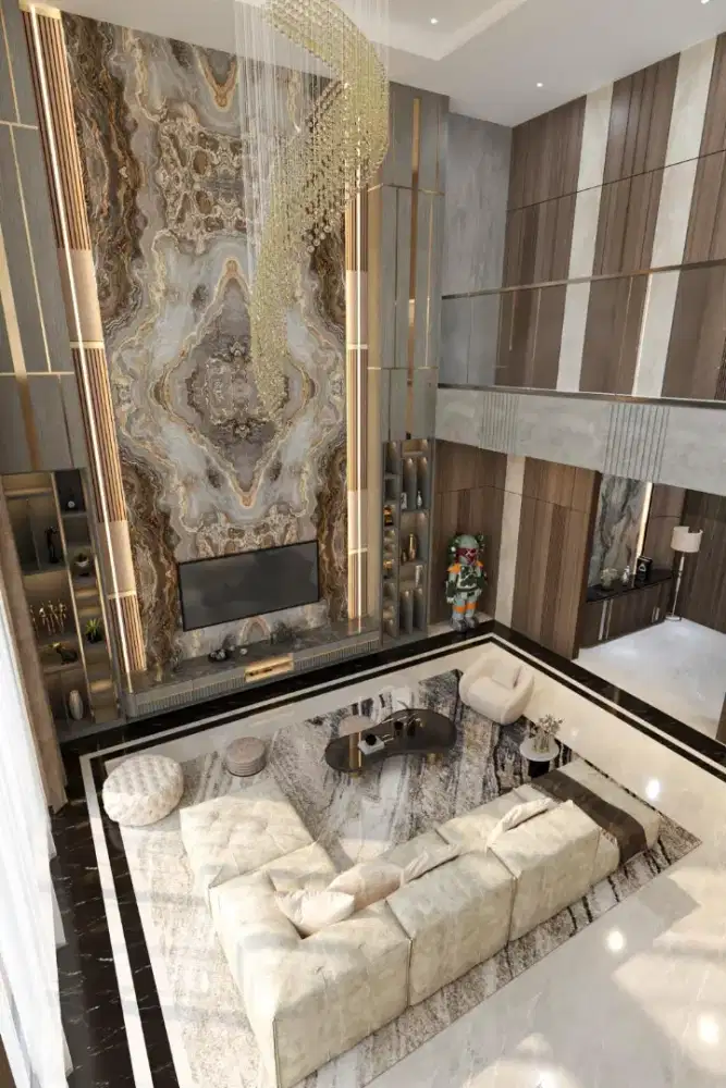 Desain interior dan eksterior luxury