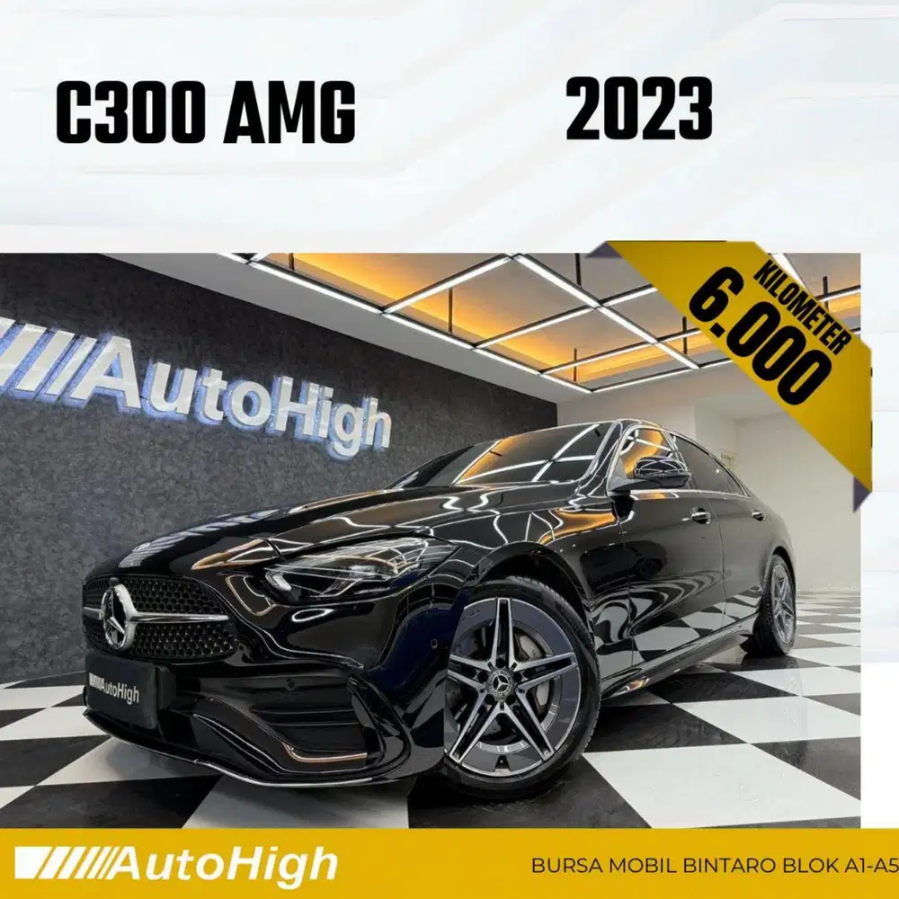 DP10% [Km6.000] C300 AMG 2023 Black Reg 2022 #AUTOHIGH