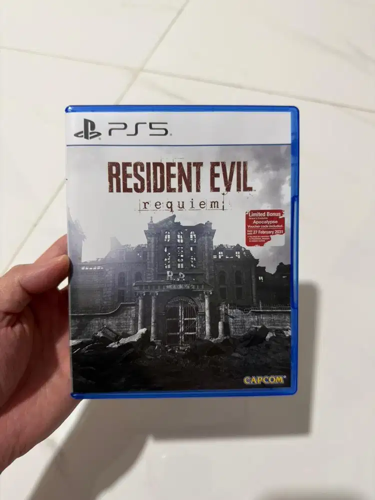 BD game PS5 Resident Evil 9 Requiem 100% seperti baru