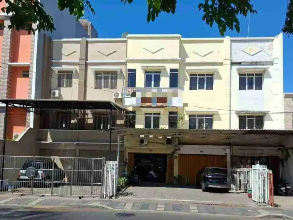 JUAL SEWA RUKO RAYA ARJUNA SURABAYA PUSAT 3 LANTAI STRATEGIS BAGUS SIAP CUAN