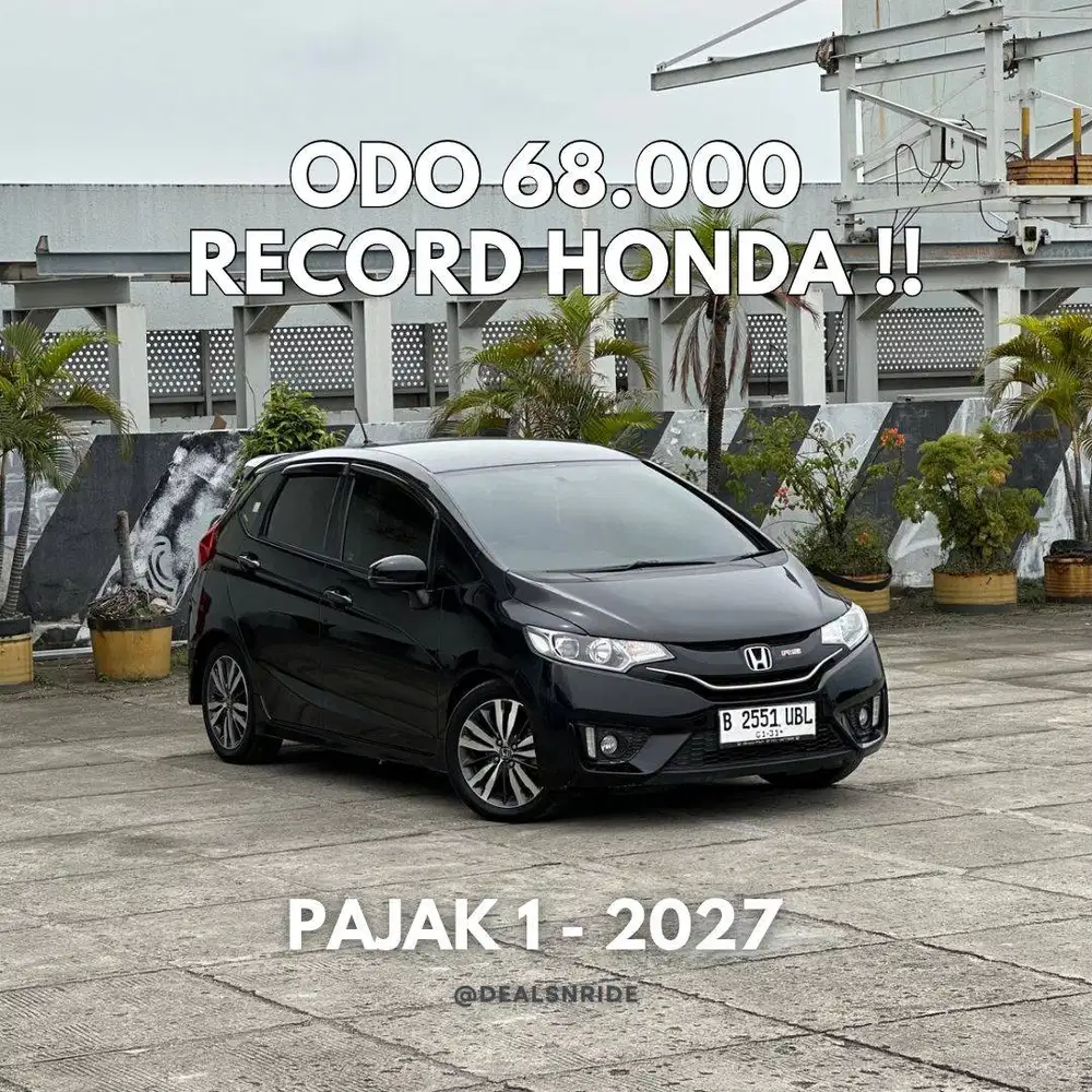 KM 68.000 ANTIKK !! PAJAK 1/2027 HONDA JAZZ RS GK5 CVT 2015 SIAP PAKAI