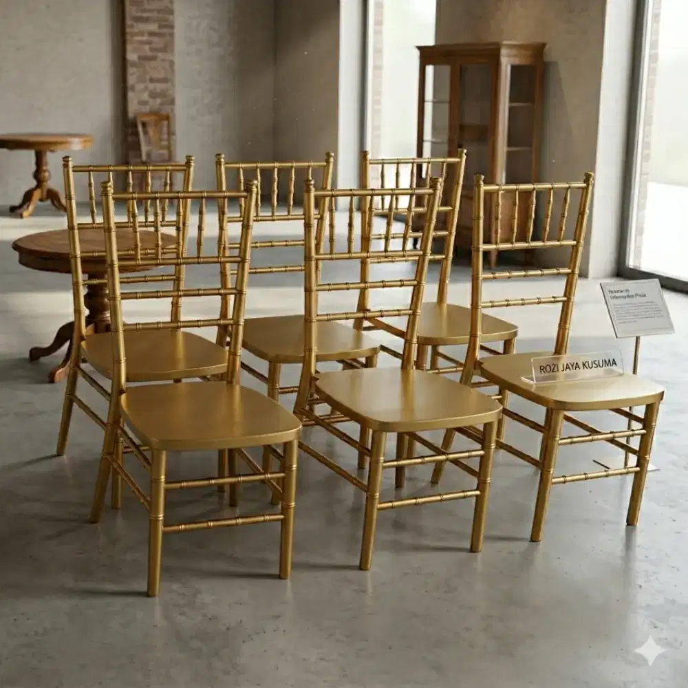 Kursi Tiffany finishing gold