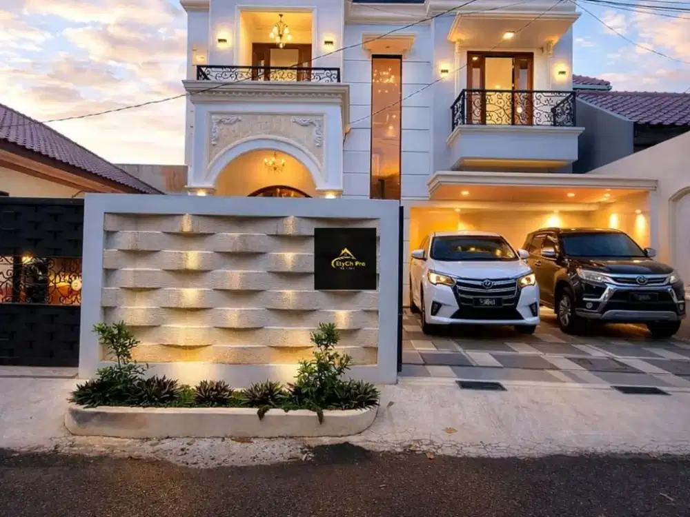D34.Rumah Baru SUPER Mewah Dalam Komplek Elite Di Pondok Kelapa Jakarta Timur