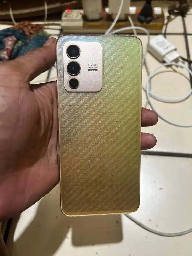 Vivo V23 5g nfc 8/128 original hp+casan bisa tt bawah nya