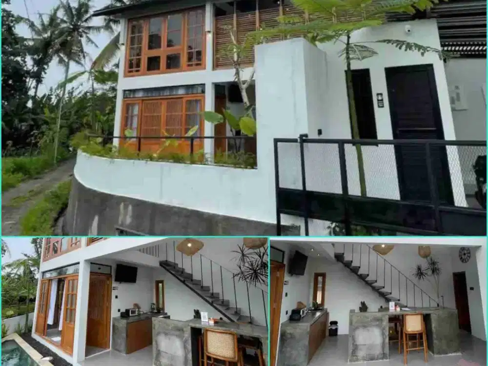Homestay Modern 2 Lantai dengan Kolam Renang di Palagan Km 13 – Fully Furnished – SHM
