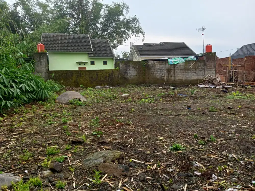 SHM Ready tanah pekarangan 156 m2 di kawasan Sleman Kota