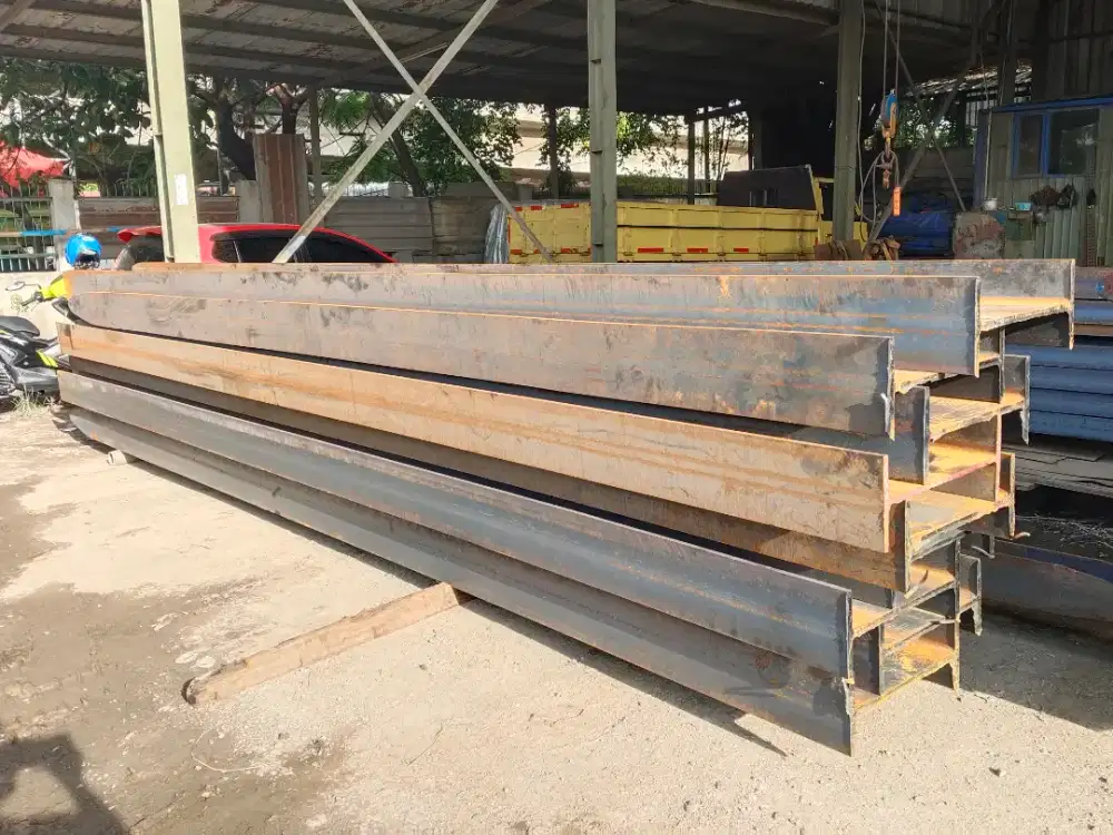 Jual beli besi WF, HBeam, Siku, Unp, Plat, Pipa, dll