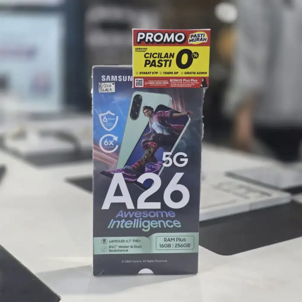 Samsung A26 5g , bisa tanpa dp