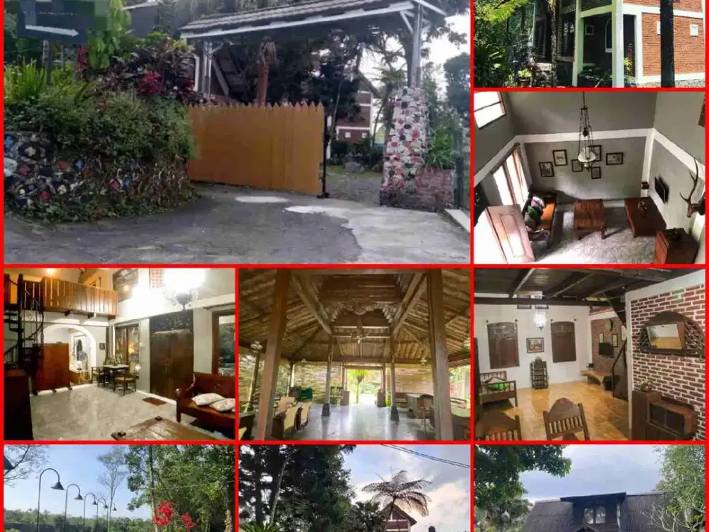 Dijual Villa Premium Kawasan Wisata Kaliurang – Tanah 3.006 m² SHM, Cocok Hunian & Investasi