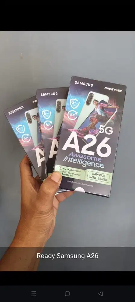 New samsung galaxy A26 5G ram8/256 garansi resmi 1 tahun