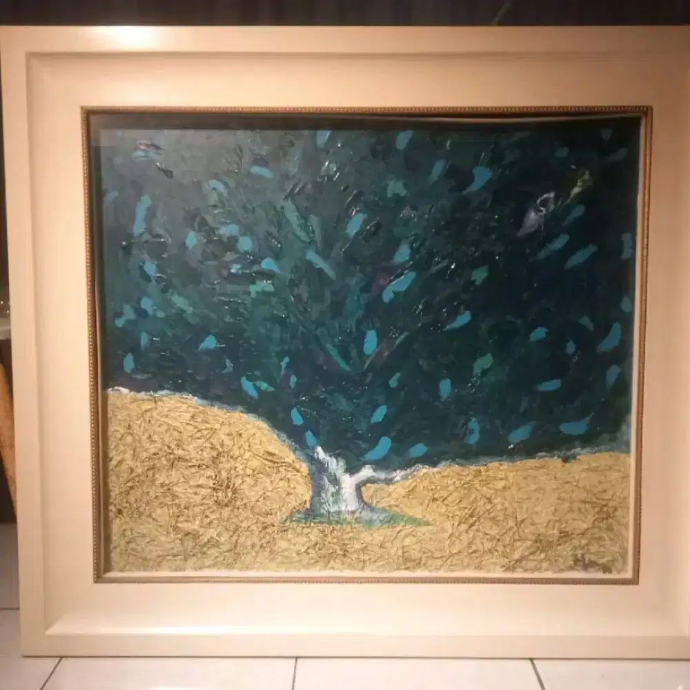 NEGO BEBAS PANTAS, Lukisan Premium 88 x 78 cm,  COD Jabodetabek