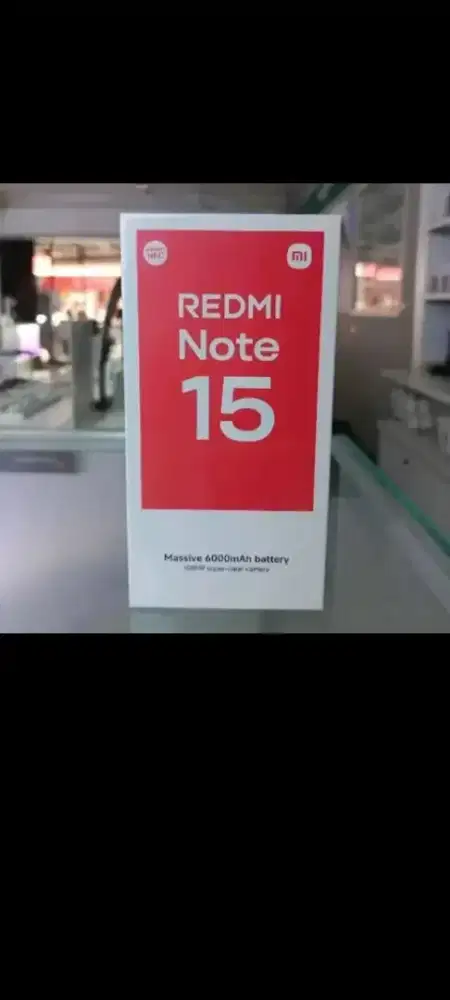 Xiaomi redmi note 15 256gb ram 8gb dan6/128 layar lengkung