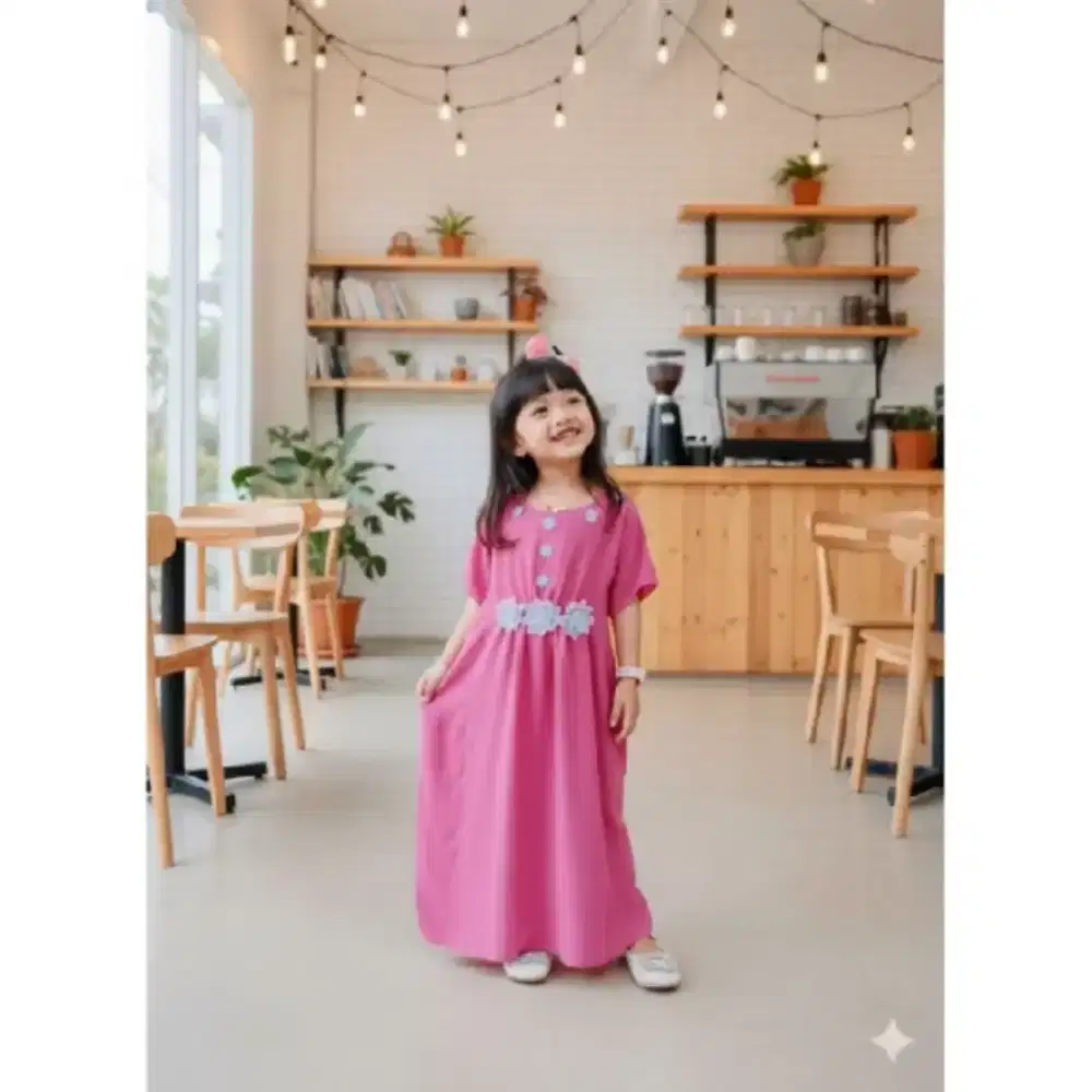 Cod bayar ditempat gamis kaftan anak