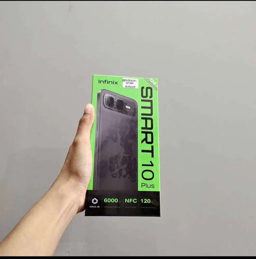 New infinix smrt 10 plus ram8/128 garansi resmi 1 tahun