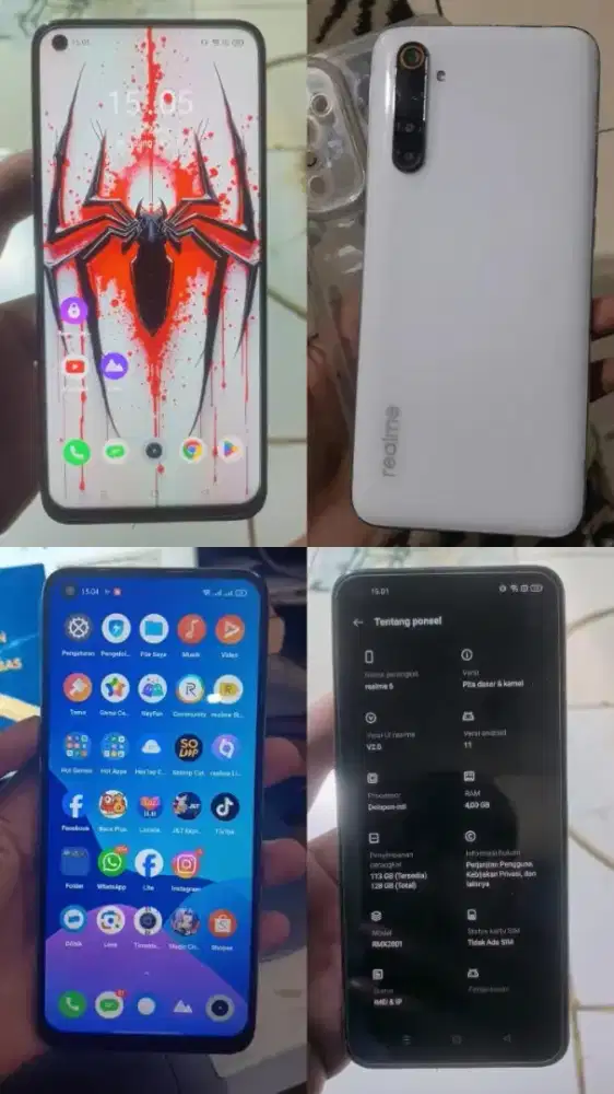 realme 6 4/128 mulus no minus pemakaian aja