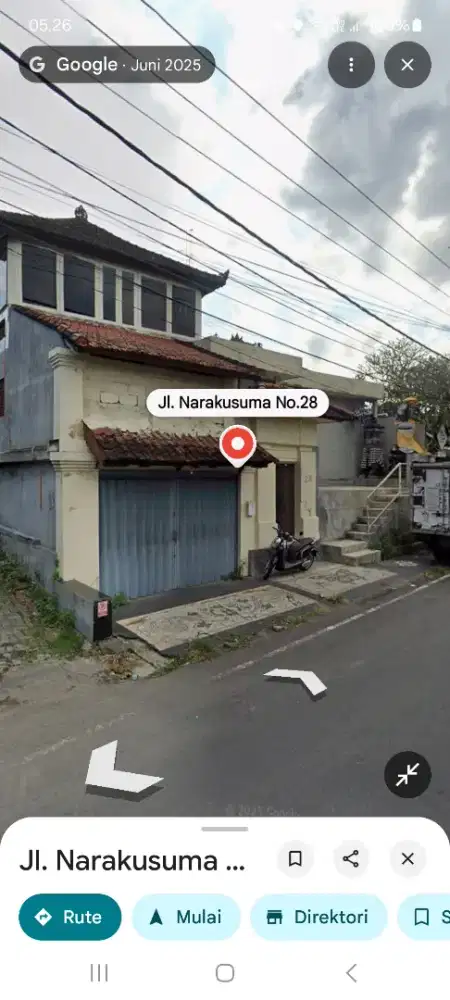 Dijual rumah jalan narakusuma no. 28, pinggir jalan, denpasar timur