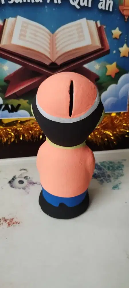 Celengan Anak Alif Lucu dari Tanah