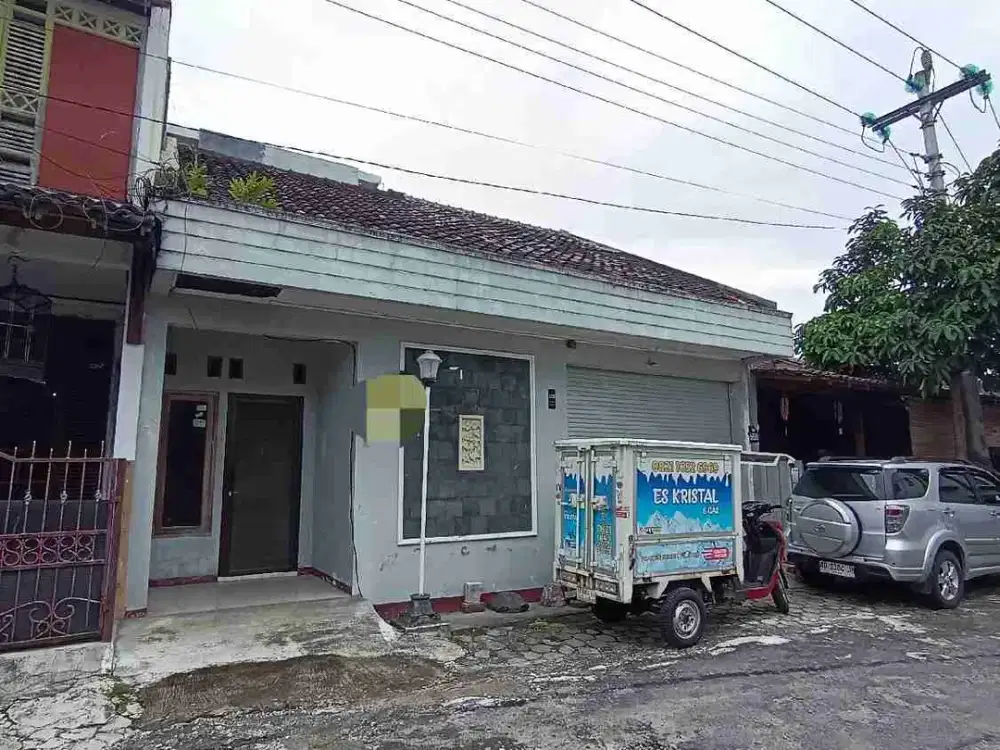 Di Jual Tanah bonus bangunan pinggir jalan aspal lokasi di perumnas Condongcatur deket Kampus Amikom, fe uii, UPN