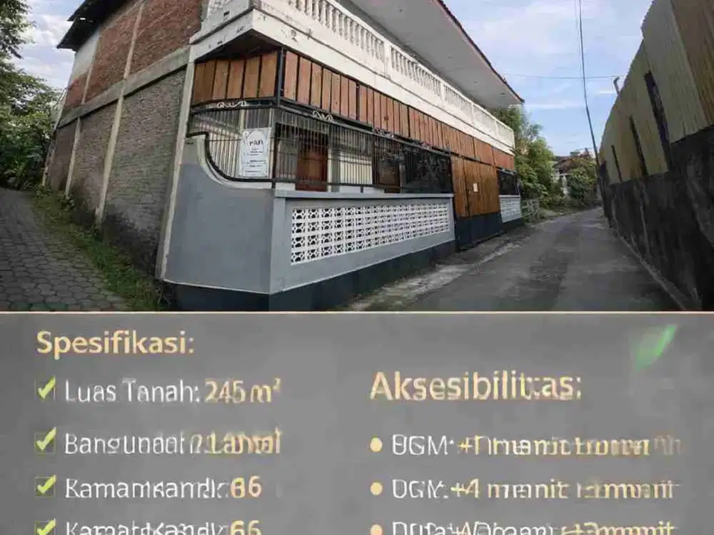 Dijual Murah Rumah Kost 16 Kamar Samirono – 1 Menit UGM & UNY