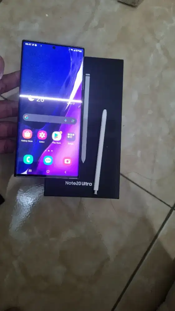 Samsung Note 20 ultra 8/256 ORI SEIN.
LCD ori amoled Fingerprint ON.