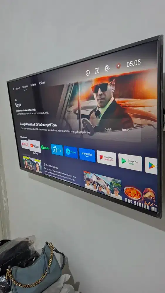 Jual tv 43inch panasonic android ( 43LS600G) second mulus