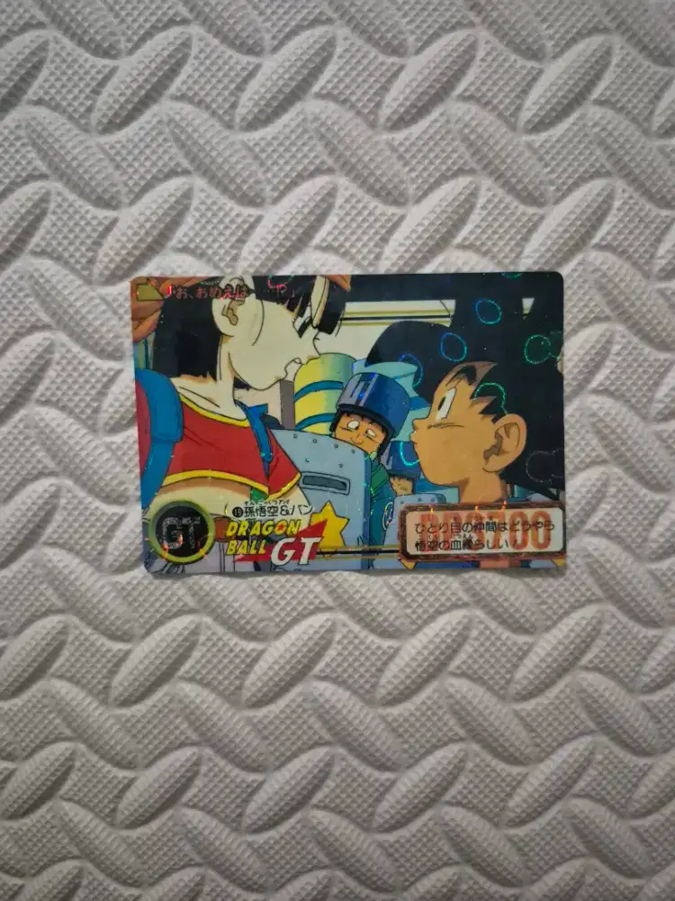Kartu Koleksi Dragon Ball GT Pan Goku Holo Vintage