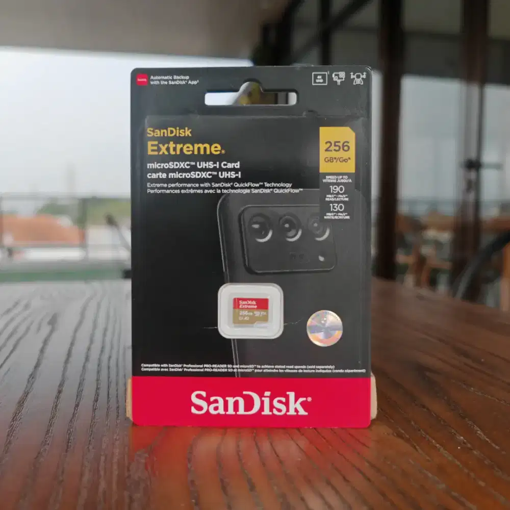 NEW SanDisk Extreme 256GB Garansi Resmi Lifetime