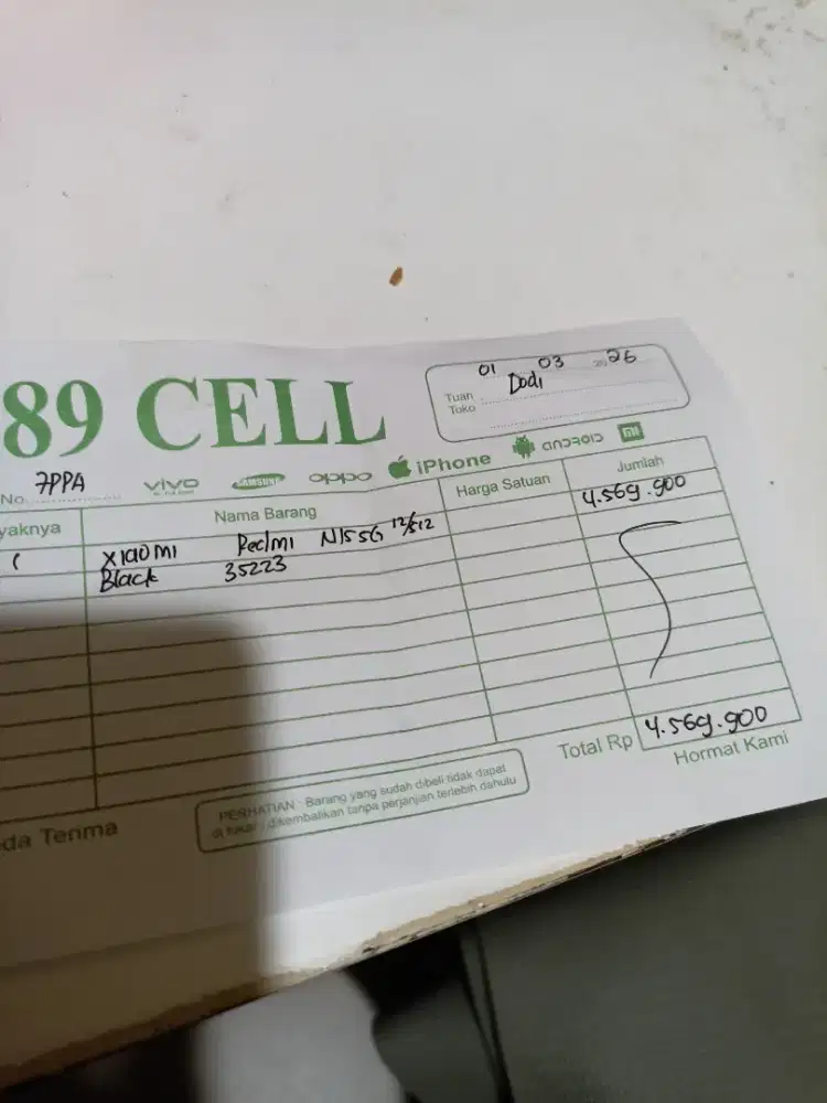 Xiaomi Redmi Note 15 5G harga miring