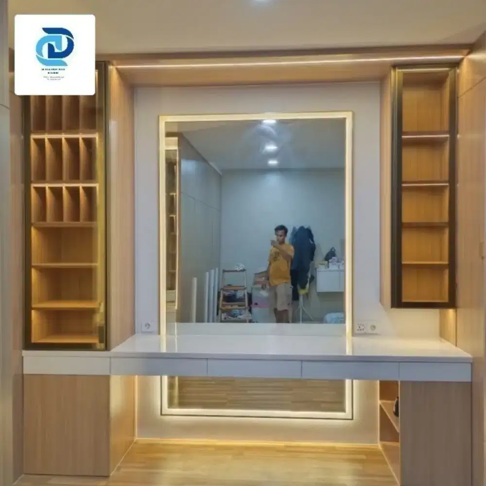 Kitchenset bedset lemari serta semua furnis custom murmer freedesain3d