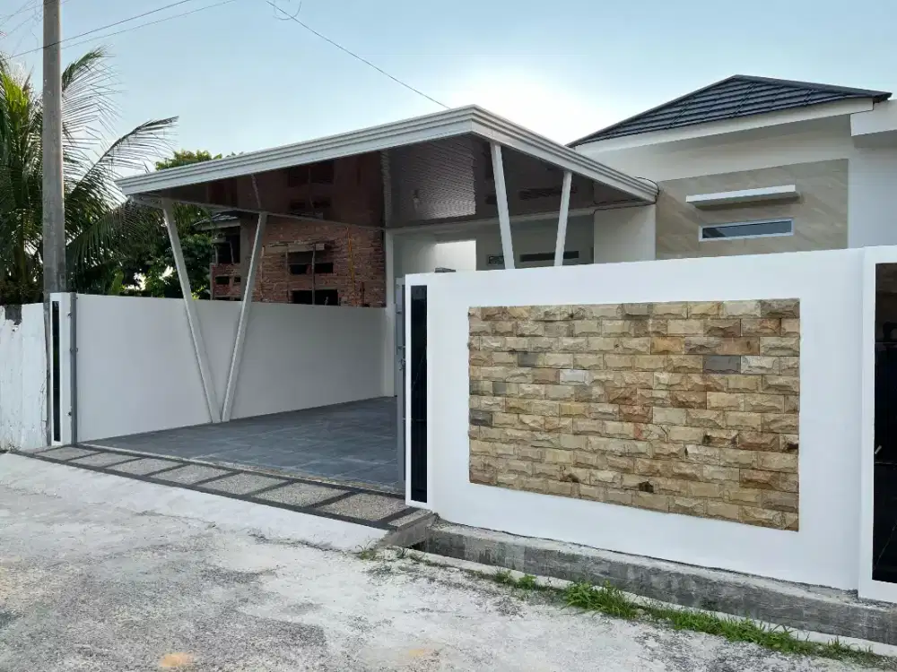 Rumah Baru Siap Huni Type 75/195 - Jl. Kurma Panam Kota Pekanbaru