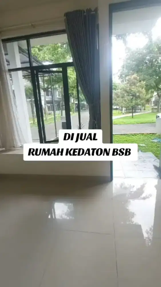 RUMAH DIJUAL KAWASAN BSB - KEDATON BSB SEMARANG 2 LANTAI TERAWAT