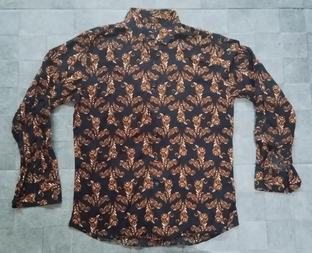 Baju batik lengan panjang Colin Dion