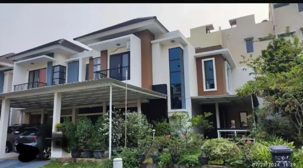 Dijual rumah 2 lantai di asera one south harapan indah Bekasi