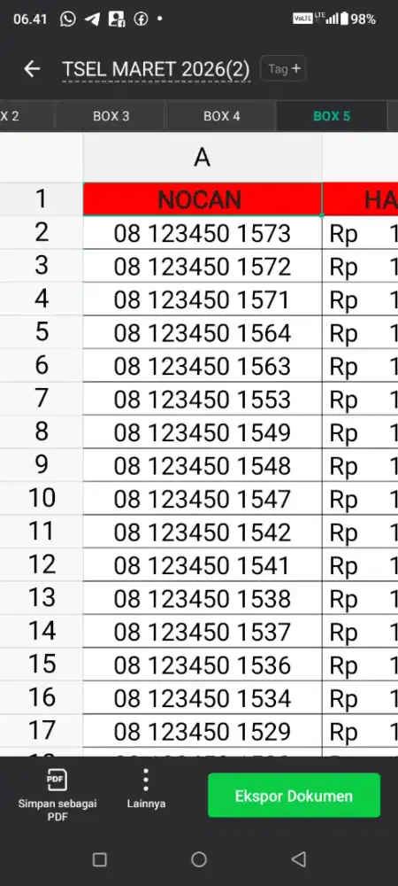 NOMOR CANTIK TELKOMSEL