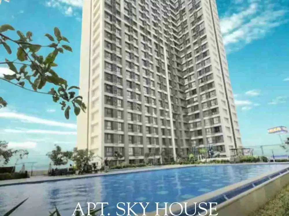 Dijual apt keren brand new dekat kemanapun,Sky House Apt nyaman dan cocok untuk investasi