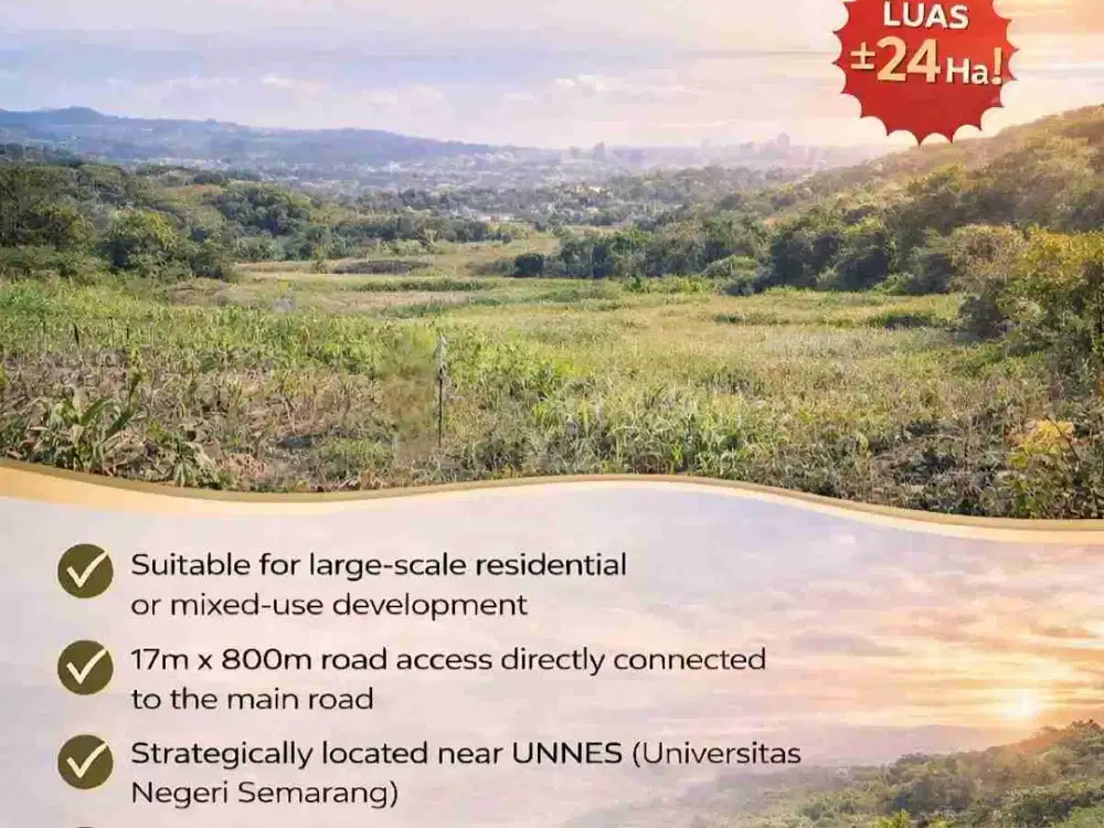 tanah kavling SHM sangat cocok untuk dibangun perumahan