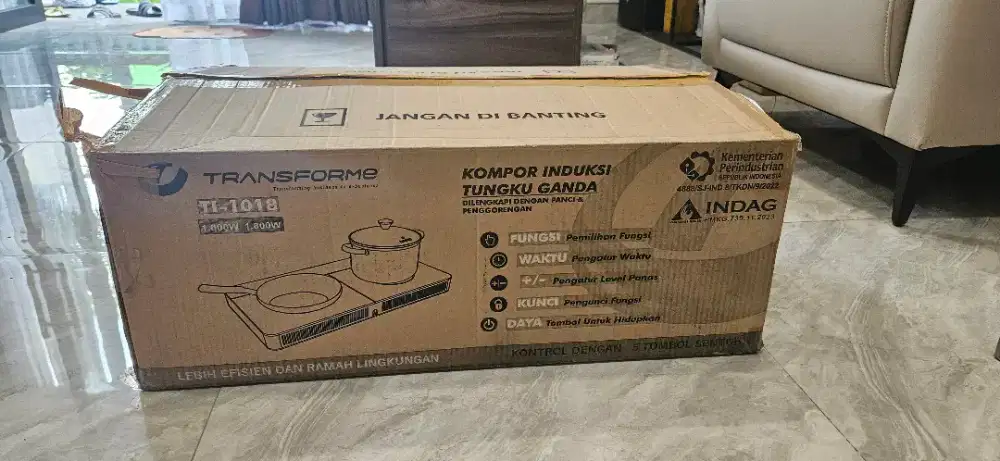 Transforme, kompor induksi tungku ganda