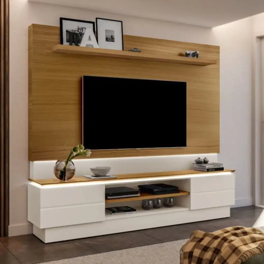 Backdrop TV Modern Minimalis ( Custom Made )