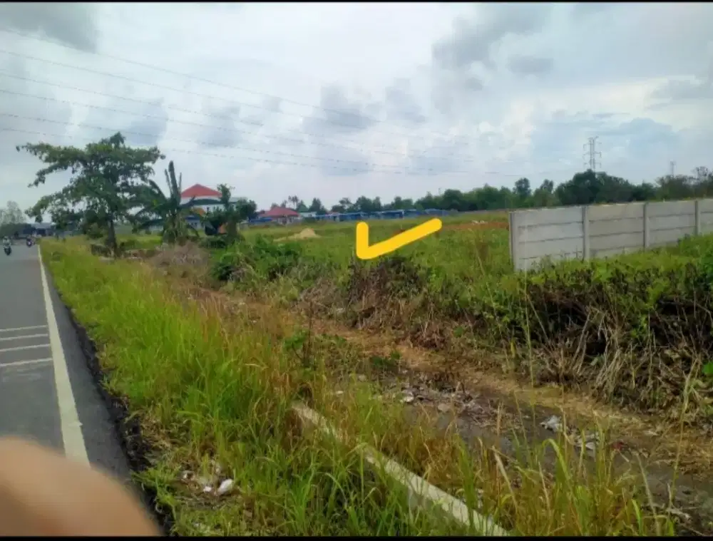 Tanah ruko  pinggir jalan raya