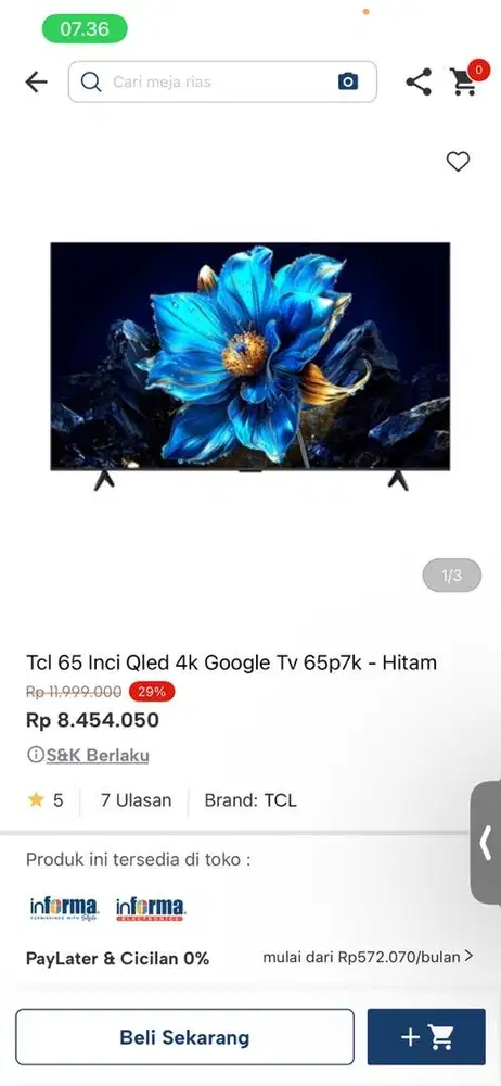 tcl 65 inc QLED 4k