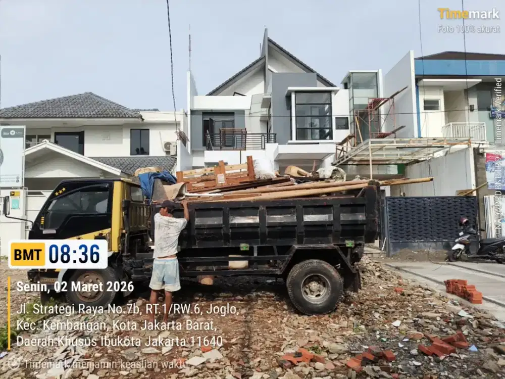 Jasa angkut puing dan buang sampah