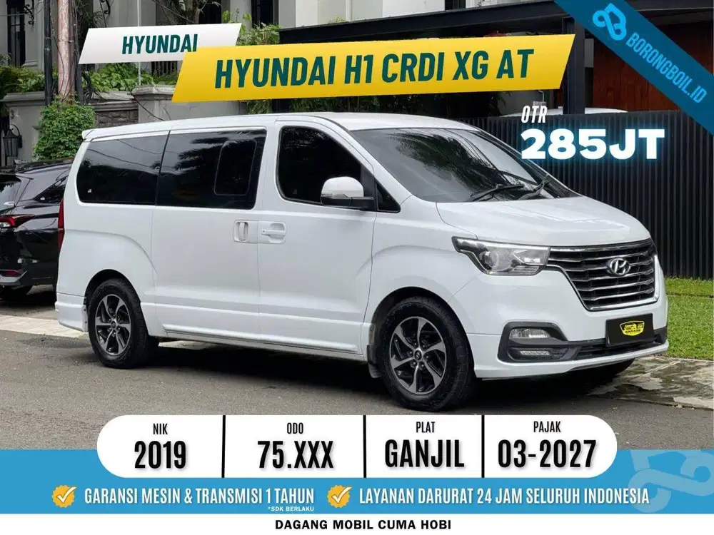 Van Diesel Nyaman | Hyundai H1 XG Diesel Metik 2019 Putih