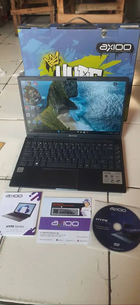 di jual laptop axioo nego