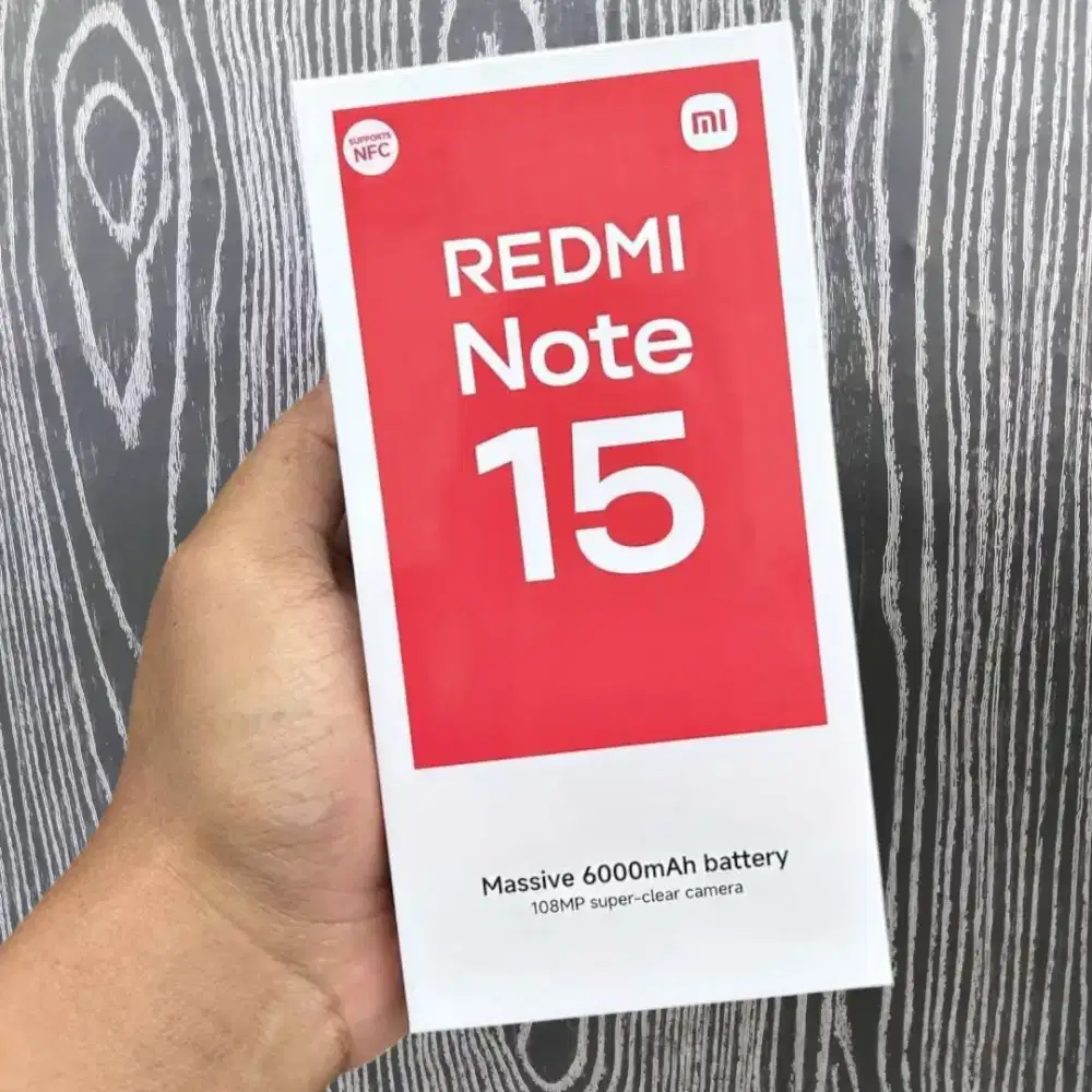 XIAOMI REDMI NOTE 15 8GB/128GB BARU SEGEL BOX GARANSI RESMI