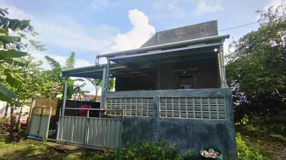 Dijual rumah unfinished minimalis bebas banjir jepang pakis kudus